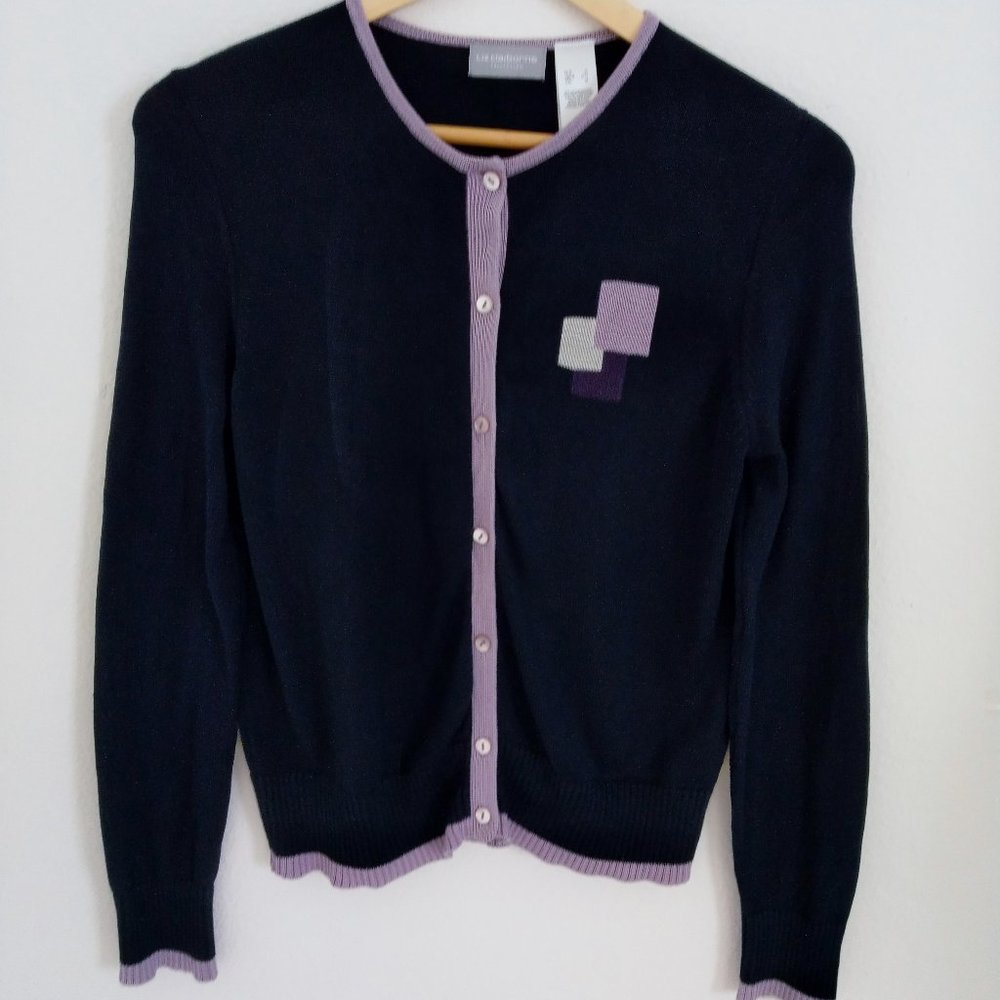 Liz Claiborne Collection silk blend cardigan